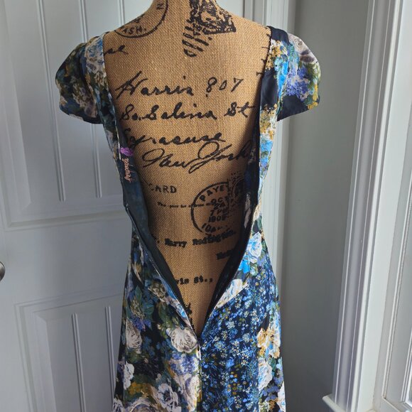 Free People Floral Maxi Dress La Fleur Size 4 - Picture 11 of 14